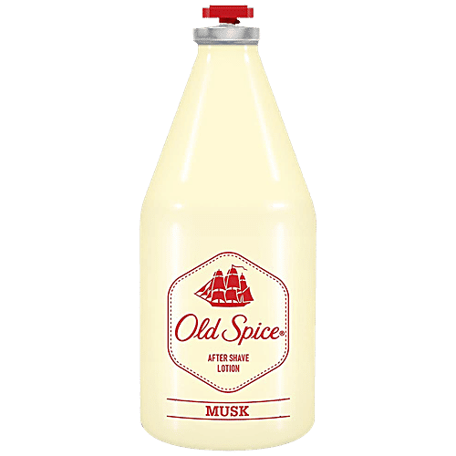 Old Spice After Shave Lotion - Musk, Makes Skin Feel Fresh, 100 ml