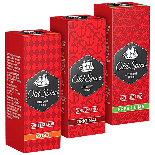 Old Spice After Shave Lotion - Musk, Makes Skin Feel Fresh, 100 ml
