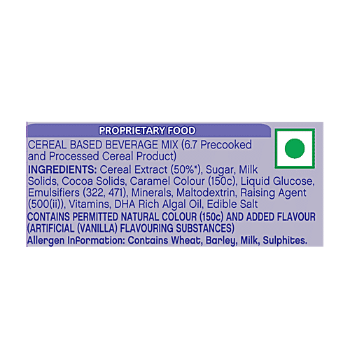 Cadbury Bournvita Nutrition Drink - Chocolate, Little Champs Pro-, 200 g Carton Nutri-Smart DHA for Toddlers Growth