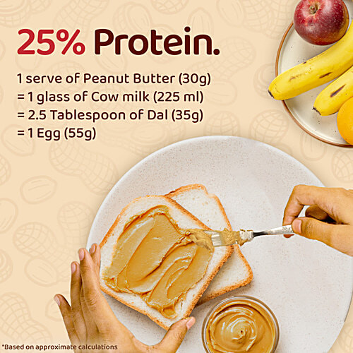 Sundrop Regular Creamy Peanut Butter, 462 g Bottle Packed with Proteins