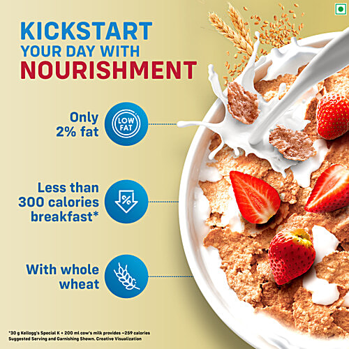 Kellogg's Original Special K - Low Fat, Breakfast Cereals, High In B Group Vitamins, Source Of Protein & Fibre, 455 g 8 Essential Vitamins