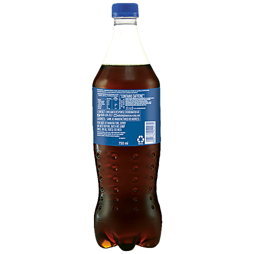 Thums Up Soft Drink, 750 ml PET Bottle Zero Fat