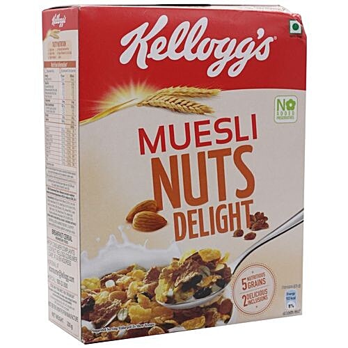 Buy Kelloggs Muesli Nuts Delight 250 Gm Carton Online At Best Price of
