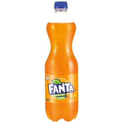 Fanta Soft Drink - Orange Flavoured, Refreshing, 750 ml Pet Bottle Zero Fat