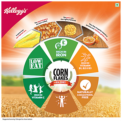 Kelloggs Corn Flakes With Real Honey, 300 g  