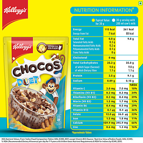 Kelloggs Chocos Duet, 375 g  