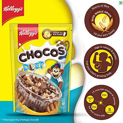 Kelloggs Chocos Duet, 375 g  