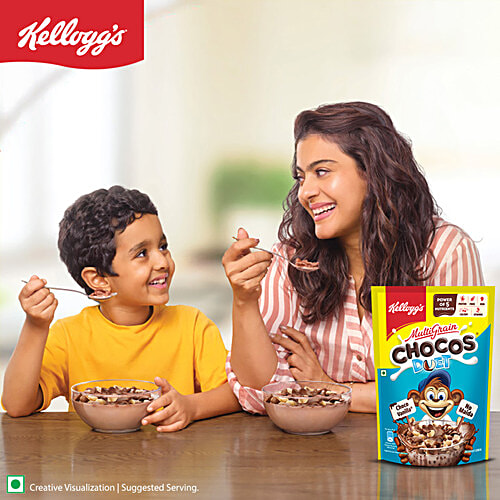 Kellogg's Chocos - Duet, 375 g Source of Fibre, High in Protein