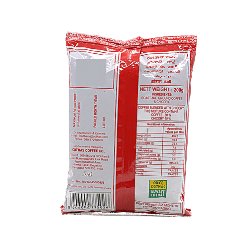 Cothas Coffee Coffee - Powder, Extra Strong, 200 g Pouch 