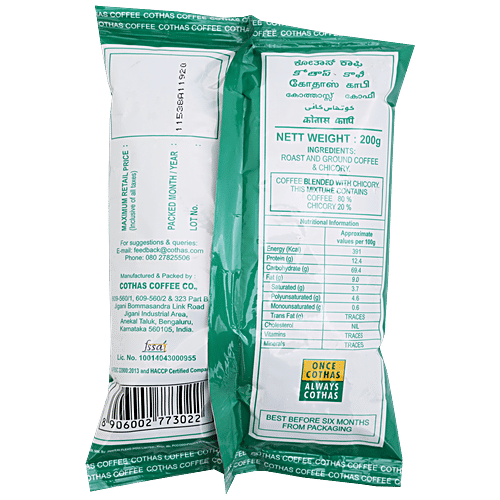 Cothas Coffee Coffee - Powder, Premium Special, 200 g Pouch 