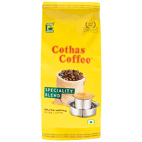 Cothas Coffee Coffee - Powder, Speciality Blend of Coffee & Chicory Powder, 200 g Pouch 