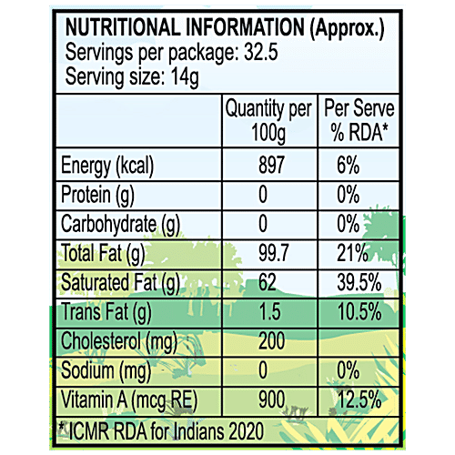GRB Ghee, 500 ml Bottle