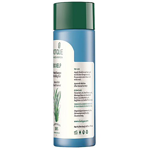 BIOTIQUE Anti Hair Fall Shampoo - Ocean Kelp, Intensive Hair Regrowth Treatment, 190 ml  100% Botanical Extracts