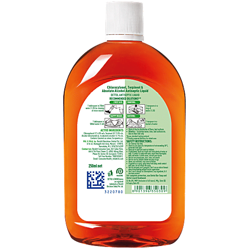 Dettol Antiseptic Liquid, 250 ml  