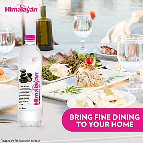 Himalayan Natural Mineral Water, 1 L Bottle Mildly Alkaline