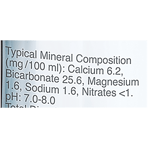 Himalayan Natural Mineral Water, 1 L Bottle Mildly Alkaline