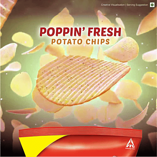 Bingo! Tomato Potato Chips, 45 g Pouch Crispy & Tangy