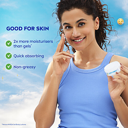 Nivea Soft Light Moisturizer - With Vitamin E & Jojoba Oil, Instant Hydration, Non Greasy Cream, For Face, Hand & Body, 200 ml  