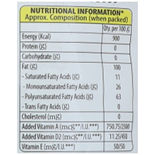 Sundrop Super Lite Advanced - Sunflower Oil, 1 L Pouch 