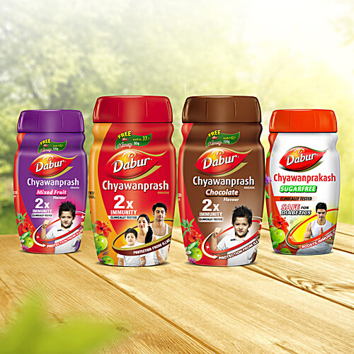 Dabur 3X Immunity Action Chyawanprash, 500 g Clinically Tested