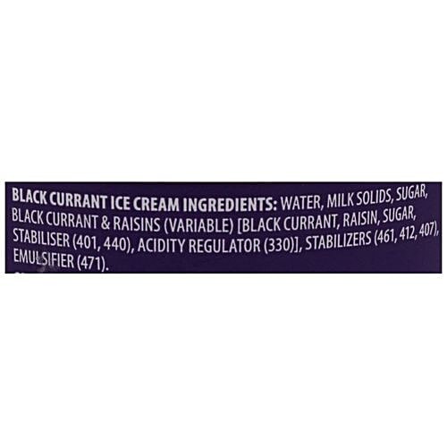 Baskin Robbins Ice Cream - Black Currant, 450 ml Tub 