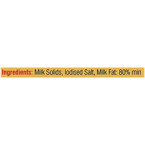 Heritage Pasteurized Table Butter, 500 g Carton Zero Added Sugar