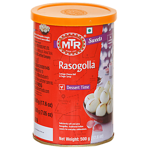 MTR Rasogolla, 500 g  