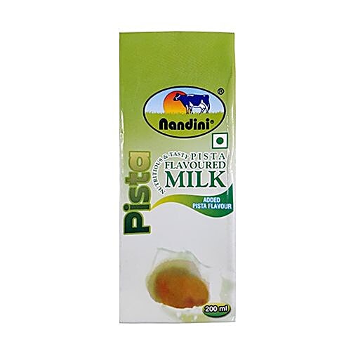 Buy Nandini Milk Pista Flavoured 200 Ml Carton Online At Best Price of Rs 25 bigbasket