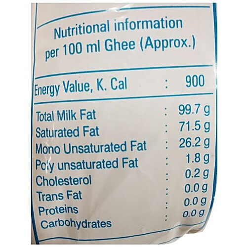 Buy Visakha Dairy Pure Ghee 1 Ltr Online at the Best Price of Rs 585