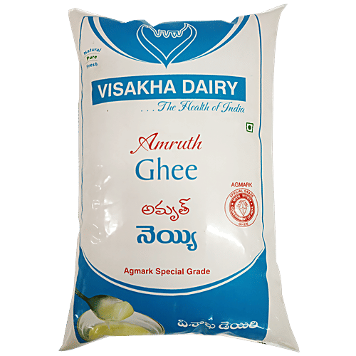 Buy Visakha Dairy Pure Ghee 1 Ltr Online at the Best Price of Rs 650 bigbasket