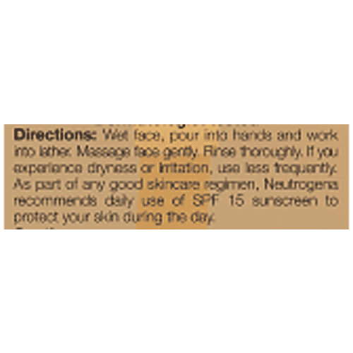 Neutrogena Deep Clean Facial Cleanser - Normal To Oily Skin, 200 ml Bottle