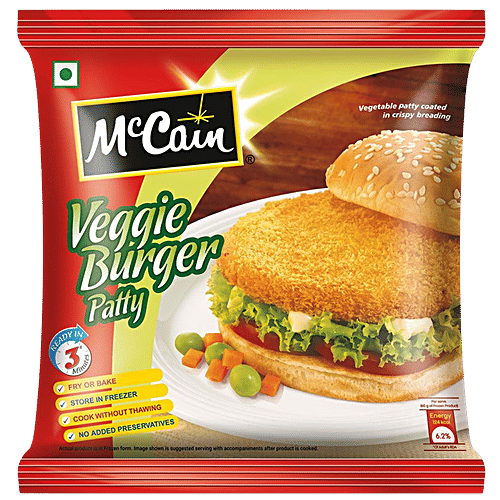 Buy Mccain Veggie Burger Patty 360 Gm Pouch Online At Best Price of Rs