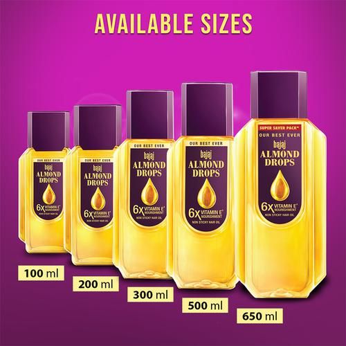 Buy Bajaj Hair Oil Almond Drops 50 Ml Bottle Online At Best Price of Rs 37  - bigbasket