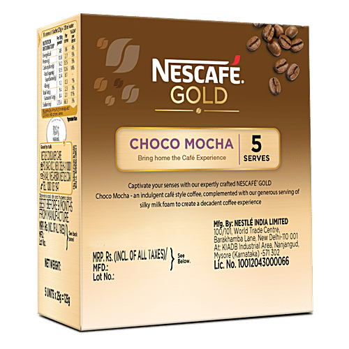 Nescafe  Gold Choco Mocha - Cafe Experience, 25 g (Pack of 5) 