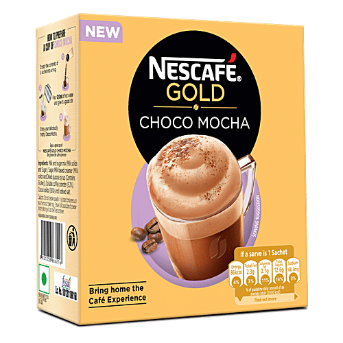 Nescafe  Gold Choco Mocha - Cafe Experience, 25 g (Pack of 5) 