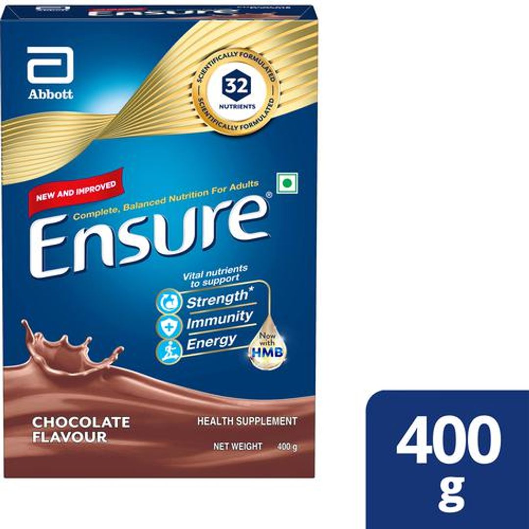 Ensure Nutrition Health Supplement Drink - Chocolate Flavour, 400 g 