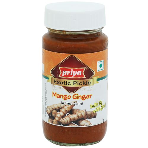 Buy Priya Pickle Mango Ginger Without Garlic 300 Gm Bottle Online At Best Price Of Rs 110