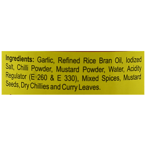 Priya Pickle - Garlic, 300 g Bottle Zero Trans Fat