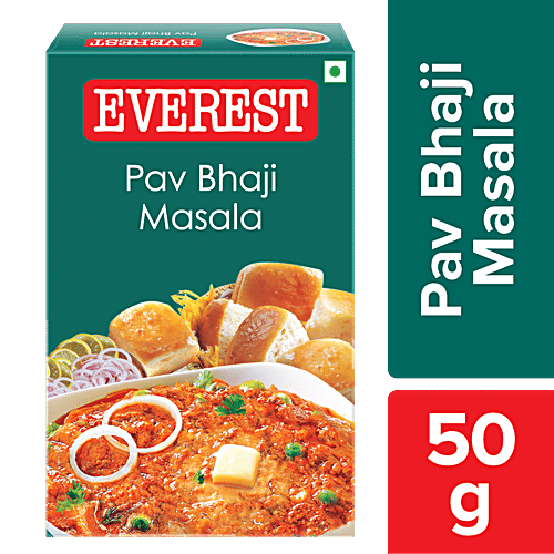 Everest Pav Bhaji Masala, 50 g Carton No Preservatives or Artificial Flavours