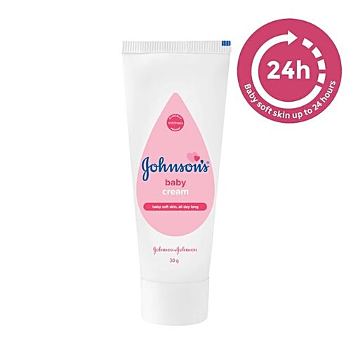 Johnson's baby Baby Cream, 30 g  No Added Parabens, Phthalates or Dyes