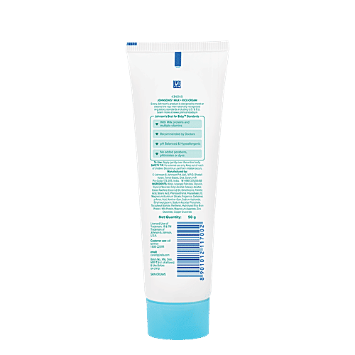 Buy Johnson Johnson Baby Milk Cream 50 Gm Online At Best Price of Rs 85