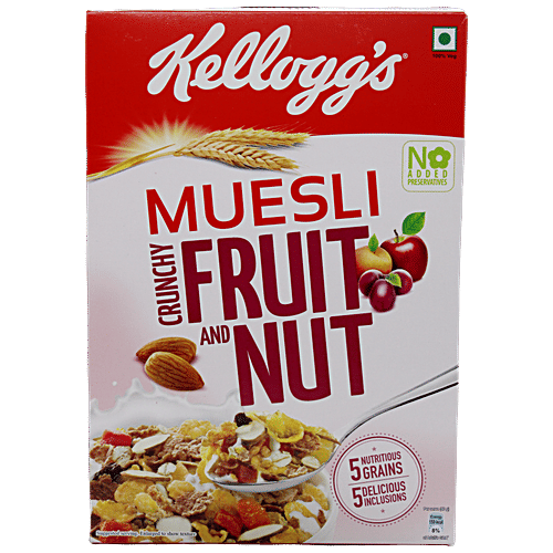 Buy Kelloggs Muesli Fruit Nut 500 Gm Carton Online At Best Price of Rs