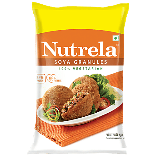 Buy Nutrela Soya Granules High Protein 1 Kg Poly Pack Online at the