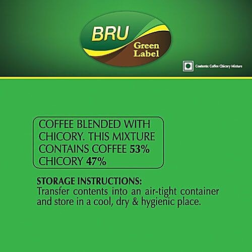 BRU Filter Coffee - Green Label, 500 g  