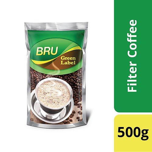 BRU Filter Coffee - Green Label, 500 g  