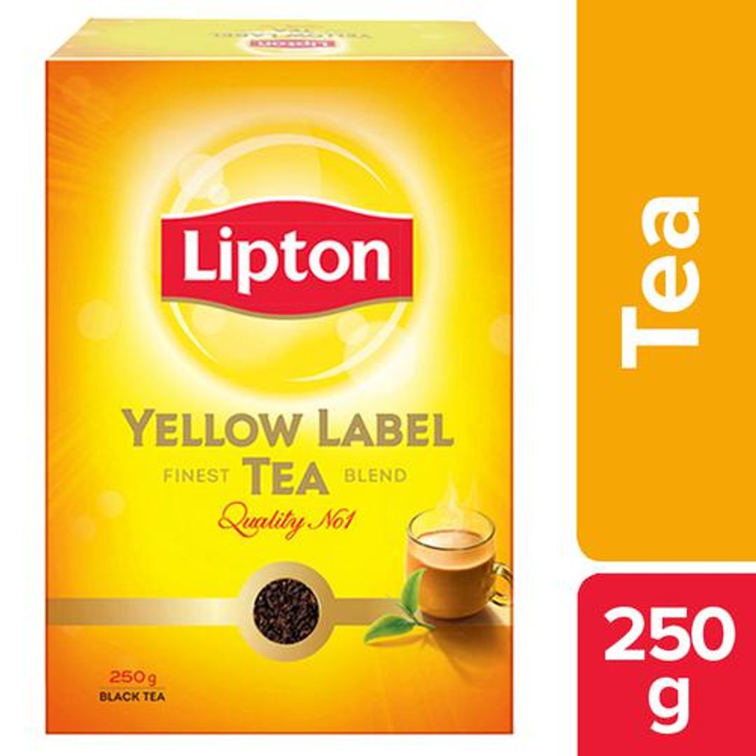 Lipton Yellow Label Tea - Finest Blend, Rich, Aromatic, 250 g 