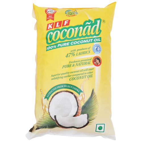 Buy Klf Coconad Coconut Oil 1 Ltr Pouch Online At Best Price - bigbasket