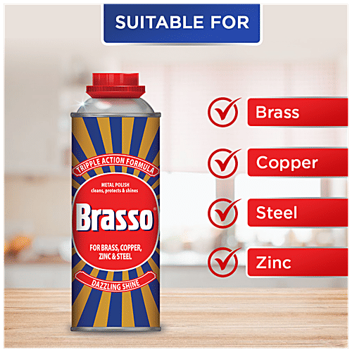 Buy Brasso Polish Copper Zinc 100 Ml Tin Online At Best Price of Rs 98 bigbasket