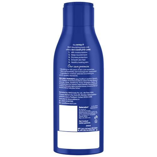 gennemførlig Render Foster Buy Nivea Nourishing Body Milk Almond Oil Very Dry Skin 200 Ml Online At  Best Price of Rs 240 - bigbasket