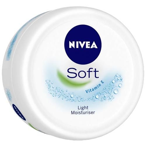 Nivea Soft Light Moisturizer - With Vitamin E & Jojoba Oil, For Face, Hand & Body, Instant Hydration, Non-greasy Cream, 50 ml  